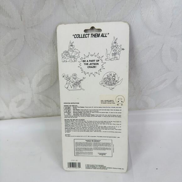 Vintage 1990 The Jetsons Movie Stick-on Quartz Clock - Picture 3 of 4